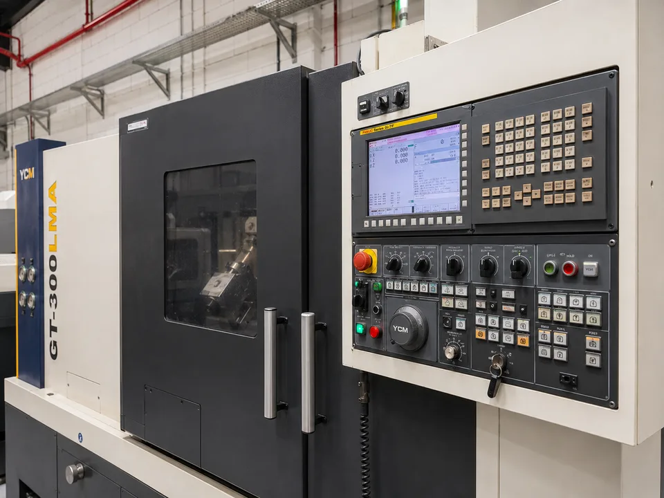 CNC Lathe Machine — detail view