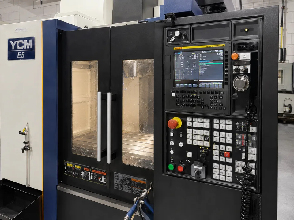 CNC Milling Machine — detail view